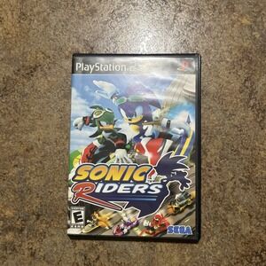 Sonic Riders (PS2 Sony PlayStation 2) Nice Disc- No Manual